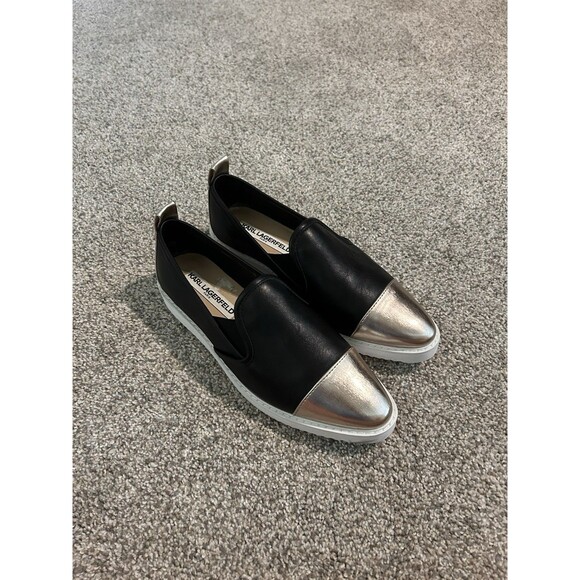 Karl Lagerfeld‎ Paris Caralee Cap Toe Loafers Women's 6.5M - Picture 1 of 7